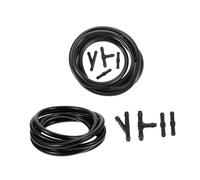 NOLITOY 2 Satz Scheibenwaschschlauch Reparatursatz Mit Auto Sprühdüse Langlebiger Gummi Schlauch Hitzebeständig Inklusive y Und T-verbindern Für Scheibenwaschanlage Ersatzteile Autopflege