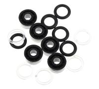 NOLITOY 5 Sätze Hydraulische Wagenheber Öl Dichtungssätze Teilig Belastung Offene Dichtungen Praktische Ersatzteile für Schnelle und Einfache Reparatur von Wagenheber Ölabscheidern