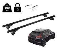 NORDRIVE Dachträge Querträgerr für Mitsubishi Eclipse Cross 2018-2025 Schwarz