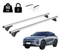 NORDRIVE NOWA Aluminium Grundträger für diverse Fahrzeuge lt. Liste mit aufliegender/geschlossener Dachreling - N15066