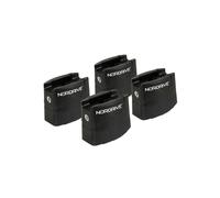Nordrive Fußsatz (4 Stück Füße) OHNE Trägerbarren !! - (Citroen Nemo 12/2008 bis 03/2014) (Fiat Fiorino 11/2007 bis ...) (Fiat Qubo 5p 09/2008 bis 05/2020) (Peugeot Bipper 05/2008 bis 09/2017) - N3018