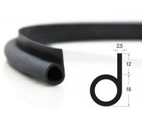 Notenprofil Dichtungsprofil Dichtprofil Keder Kotflügelkeder Gummi EPDM SMI NP5