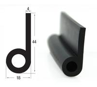Notenprofil Dichtungsprofil Dichtprofil Keder Kotflügelkeder Gummi EPDM SMI NP6