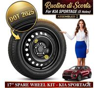 Notrad 17" Für Kia Sportage 5-Loch R17 135/225 25 Schnell Verfügbar