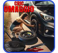 Notrad-Kit Subaru XV 135/90 R17 5-Loch Wagenheber Schlüssel Tasche DOT2025