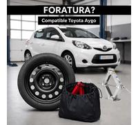 Notrad Toyota Aygo 125/70 R15 2005-2025 Mit Wagenheber Und Etui Inkl.