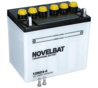 Novelbat 12V 24 Ah Rasentraktor Rasentrekker 12N24-4 Motorrad Quad Roller