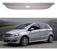 NOVSKI Einziehbarer Auto Laderaumabdeckung Rollo,für Mercedes-Benz B Class W245 B180 B200 2008 2009 2010 2011 Kofferraum Schutz Abdeckung Cargo Cover Dekoration Zubehör.,D-B200-Beige