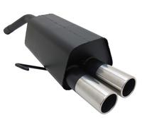 Novus Sport Auspuff Endschalldämpfer 2x76mm rund für Alfa Romeo GT 937 156 932