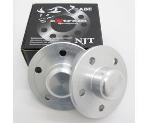 Novus NJT Alu Spurverbreiterung 40mm LK 5x112 für Mercedes mit Fettkappe mit ABE