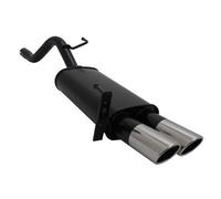 Novus Sportauspuff für Opel Corsa D 2x76mm SR-Design Endschalldämpfer mit ABE