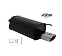 Novus Sport Auspuff Endschalldämpfer 135x75 oval für Mercedes C Klasse W203 S203