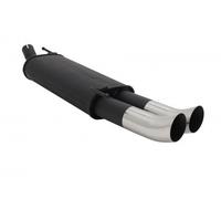 Novus Sportauspuff für VW Golf 3 / Golf 4 Cabrio 2x76mm DTM