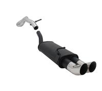 Novus Sportauspuff für Audi A3 8L / Seat Leon 1M / VW Golf 4 / Beetle 2x76mm DTM