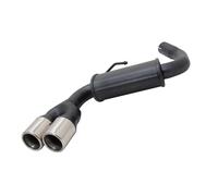 Novus Sport Auspuff Endschalldämpfer 2x76 rund Edel paßt für BMW 1er E87 Diesel