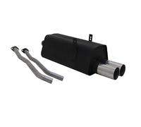 Novus Sportauspuff für BMW E36 325i 2x76mm RL-Design