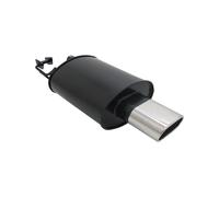 Novus Sportauspuff Endschalldämpfer N oval, gerade 135x75 mm für BMW E39 Limo