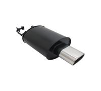 Novus Sportauspuff Endschalldämpfer N oval, gerade 135x75 mm für BMW E39 Limo