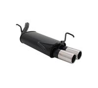 Novus Sportauspuff Endschalldämpfer für Opel Corsa C – 2x76 mm – mit ABE