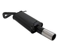 NOVUS AUSPUFF ENDSCHALLDÄMPFER 1X90MM STAHL FÜR VW POLO 5 V-9N/9N3 +ABE