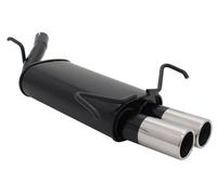 Novus Sportauspuff Endschalldämpfer für Opel Corsa C – 2x76 mm – mit ABE
