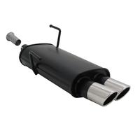 Novus Sportauspuff für Peugeot 206 2x76mm SR-Design