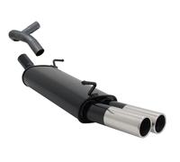 Novus Sportauspuff für Seat Ibiza 6L 2x76mm Endschalldämpfer mit ABE