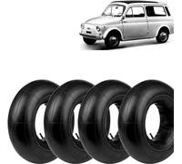 Nr. 4 Schläuche 125/135-12 mit TR13-Gummiventil, kompatibel mit Motorradreifen Fiat 500 Epoca 126 Ape