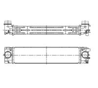 NRF 309118 Ladeluftkühler LLK Turbokühler Kühler für Volvo