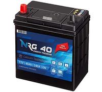 NRG ASIA Batterie 40Ah 12V Autobatterie Plus Pol Links ersetzt 35AH 38AH