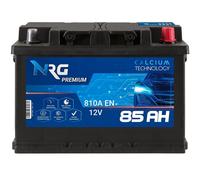 NRG Autobatterie 85Ah 12V 810A/EN Starterbatterie ersetzt KFZ Auto Batterie 80AH