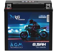 NRG YB7-A AGM Motorradbatterie 8,5Ah 12V 150A/EN 50813 12N7-4A CB7-A FB7-A 8Ah