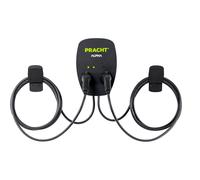 Pracht Ladestation Alpha XT NRG1002 - Wallbox 2x11kW mit 2xTyp 2 Ladekabel 5,5m + Pracht Connect