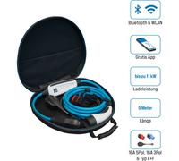 NRGkick Mobile Wallbox 16A 5m Set Optimal weiß, 11 kW, 5 Meter Kabel, WLAN + Bluetooth, mit 3 Steckern + Tasche