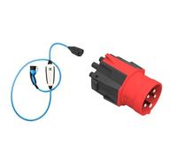 NRGkick Pure 32A, 5m, WLAN und Bluetooth, Flexible Wallbox 22 kW & Steckeraufsatz 16A 5-polig, Laden bis 11kW, Wallbox