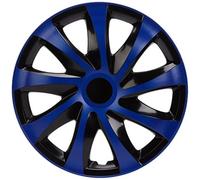 NRM KO252 Radzierblende Draco CS, Schwarz/Blau, 16 Zoll, 4er Set