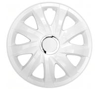 NRM Radzierblende DRIFT 15 Zoll - Weiß glänzend - 4er Set