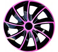 NRM Radzierblende QUAD BICOLOR 16 Zoll - Pink/Schwarz - 4er Set