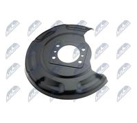 NTY SPRITZBLECH BREMSSCHEIBE HINTERACHSE RECHTS passend für HYUNDAI ACCENT I20 K