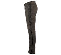 Nubuk Lederhose Bikerhose Rockerhose Motorrad Lederjeans Braun geschnürt