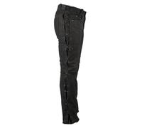 Nubuk Lederhose Seiten geschnürt Bikerhose Lederjeans Chopper Motorrad
