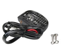 Nummernschildbeleuchtung Koso LED curve schwarz mit Zulassung