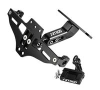 Nummernschildhalterung für Honda NT1100 NT 1100 DCT 2022 2023 2024, CNC-Zubehör für Motorrad, Nummernschild-Montagehalterung hinten (schwarz)