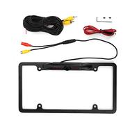 Nummernschildkamera Backup Monitoring Rückfahrkamera, Rückfahrkamera für Kennzeichenhalter - 170° Nachtsicht, HD 720p, Infrarot-Nachtsicht, universell für alle Autos, schwarz