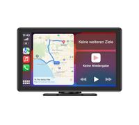 NUOTIAN 10" Tragbares CarPlay Display für Autos - Kompatibel mit Apple CarPlay & Android Auto, Bluetooth 5.3,1080P Rückfahrkamera, GPS Navigation, 64G TF, FM, AUX,(mit Halterung Saugnapf)