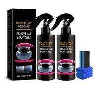 Nurafix Auto Spray Kratzer Entfernen, Nurafix Nano Auto Spray, Auto Kratzer Entfernen,Quick Effect Coating Agent, Car Scratch Remover, BeschichtungsSprays für Glanz & Schutz (2PC)