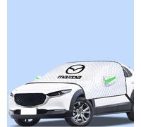 NURCIX Auto Frontscheibenabdeckung,Für Mazda CX5 Mazda CX4 Mazda CX8 Mazda CX30 Mazda CX30EV Winter Windschutzscheibenabdeckung Abdeckung Faltbar Eisschutzfolien gegen Schnee Frost,CX5
