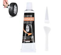 Nurila 50ml Reifenkleber, Gummikleber Extra Stark Wasserfest, Schwarz Gummikleber, Gummi Kleber, Reifenreparatur Kleber für Auto-, Fahrrad-, Motorradreifen, Gummiprodukte