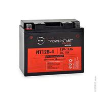 NX-Motorradbatterie-AGM VRLA-12V-11Ah-Kompatibel mit: ET12B-4 ; ET12B4 ; AGM12-10 ; AGM1210 ; GT12B-4 ; GT12B4 ; YT12B-4 ; YT12B-BS ; YT12BBS ; YT12 B4 ; YT12B4 ; VARTA 512901019A514