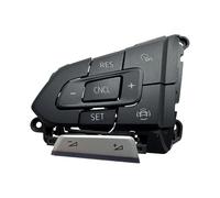 NYSAASDST Multifunktionstasten Am Lenkrad Multifunktionale Lenkrad Schalter Lünette Taste Abdeckung Für VW Für Golf 8 2020-2021 Für Passat B8 Für T-ROC T6 3G0959442AA(Left-1PC)